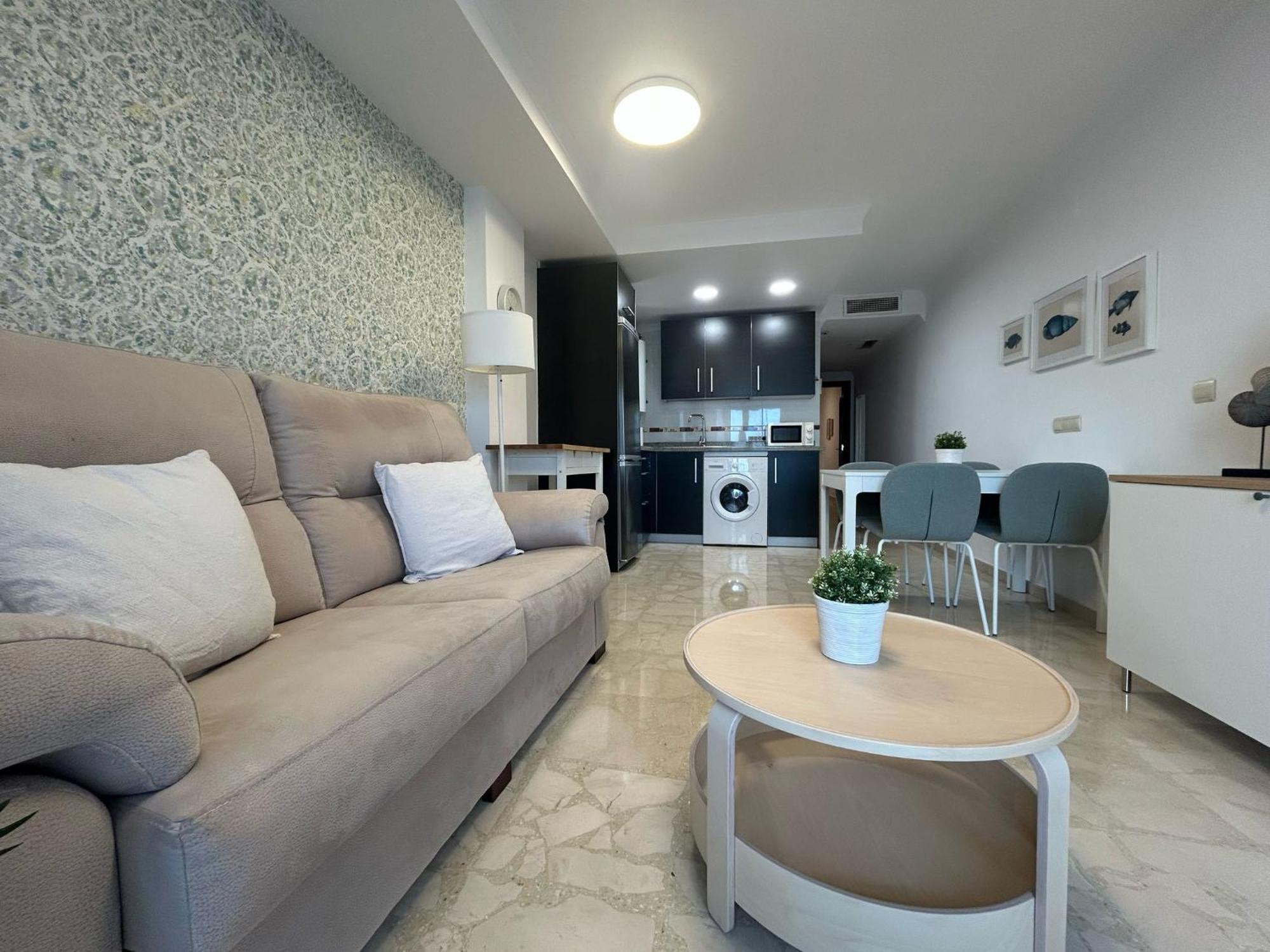 Maravilloso Apartamento En Primera Linea De Playa Con Vistas Al Mar En Caleta De Velez 2 D ภายนอก รูปภาพ